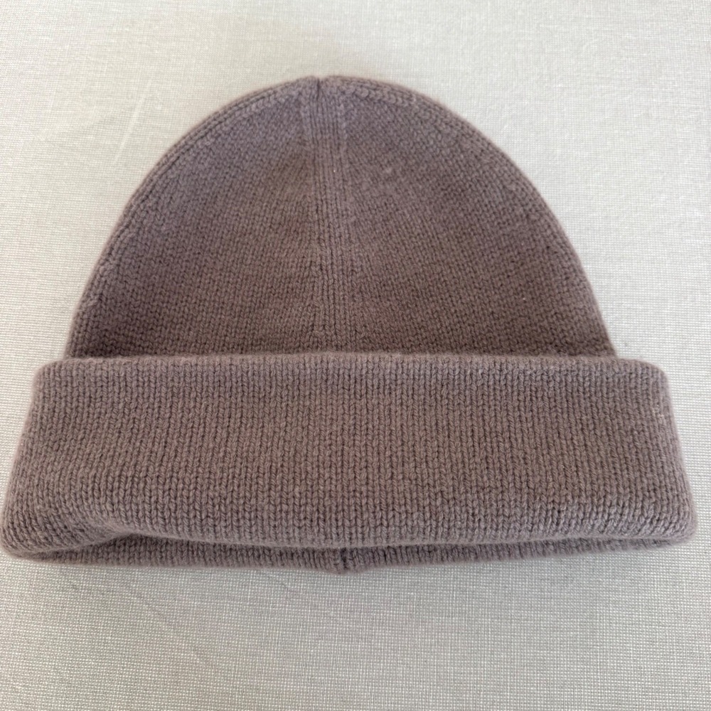Everlane Brown Wool Beanie Hat